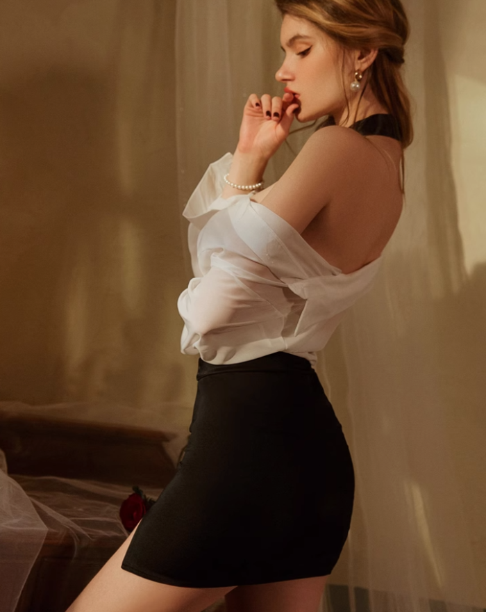 Sexy Secretary Costume Lingerie  Risette