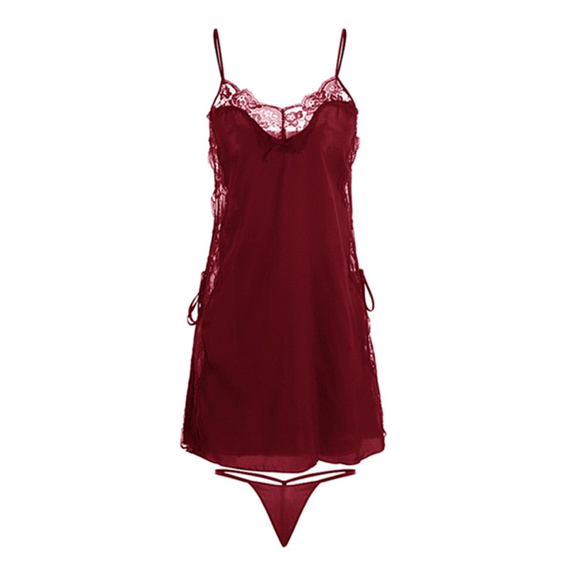 Black Strap Sides Loose Asian Teen Lingerie - Risette 