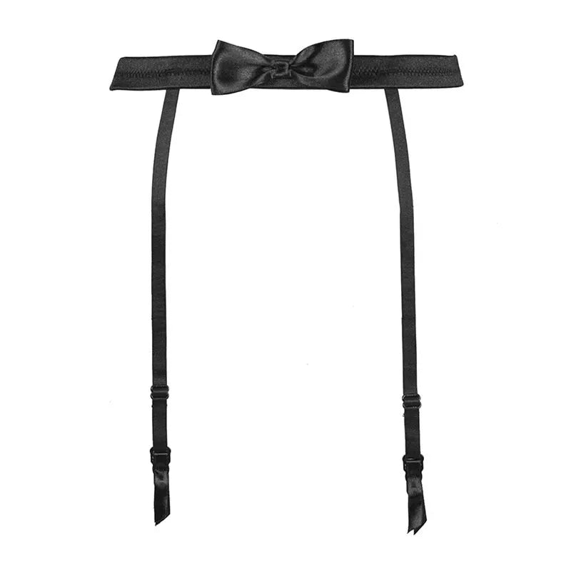 Bow Garter Belt Sexy Accessory Risette Bow Garter Belt Sexy Accessory Risette