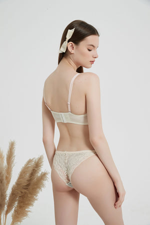 Classic Cream Lace Elegance Set - Risette 