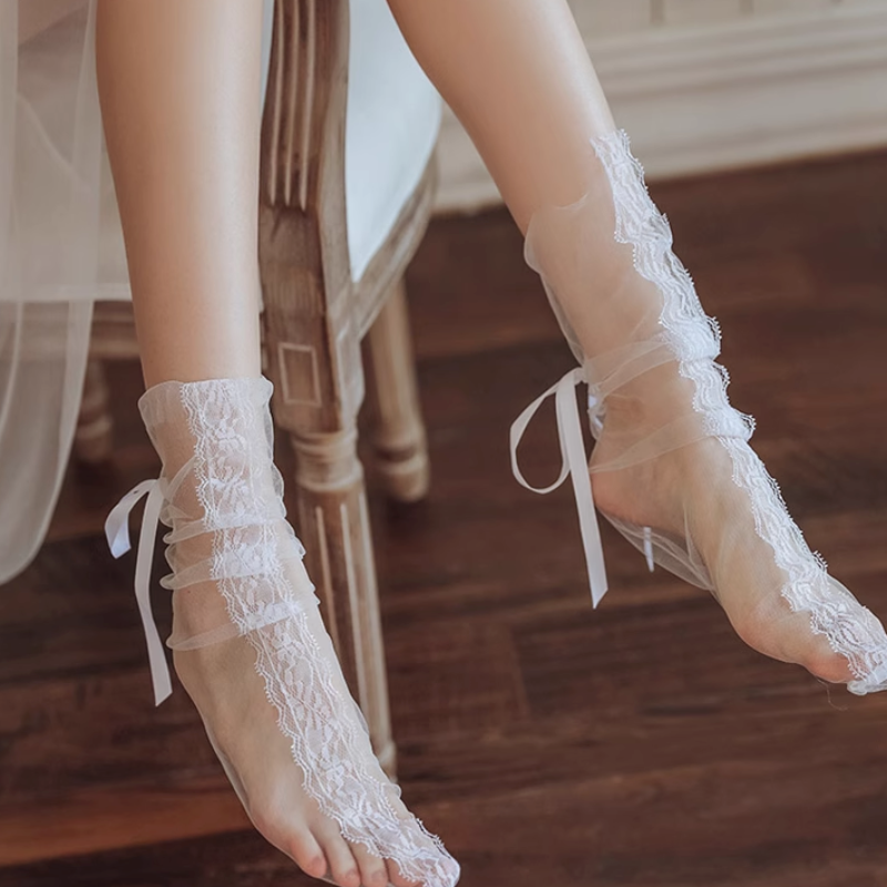 thin mesh gauze transparent lace babydoll – Risette Lingerie