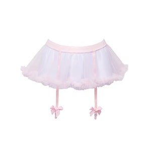 sexy Kawaii garter belt clip ruffled puff skirt Risette sexy Kawaii garter belt clip ruffled puff skirt Risette