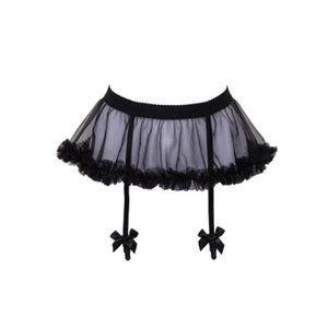 sexy Kawaii garter belt clip ruffled puff skirt Risette sexy Kawaii garter belt clip ruffled puff skirt Risette