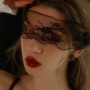 Lace Embroidered Eye Mask